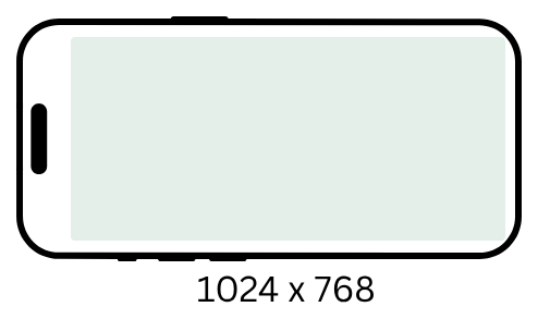 1024x768 interstitial landscape size