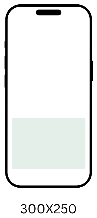 300x250 standard banner size