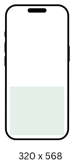 320x568 interstitial portrait size